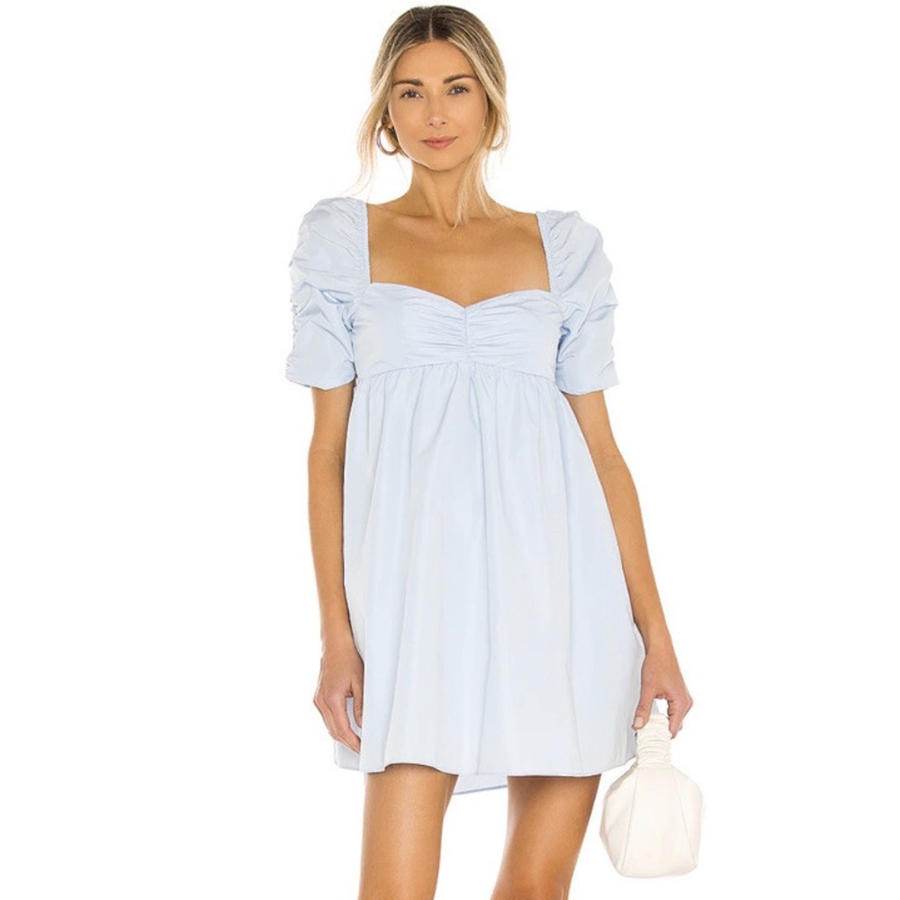 Amanda Uprichard Ariana Dress in Powder Blue - Sizs XS